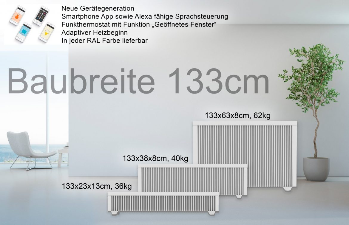 Baubreite 133cm