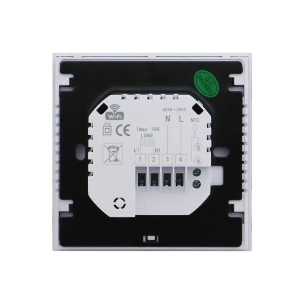 PT740W - EI WIFI digitales Wandthermostat mit Programmiermöglichkeit für Festanschluss – Bild 5